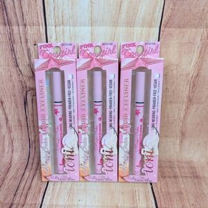 3 PK Ioni Pink Cowgirl Magic Inks Liquid Eyeliner Molly Black